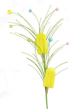 30" Yellow Popsicle Spray 2 Stems 63397YW