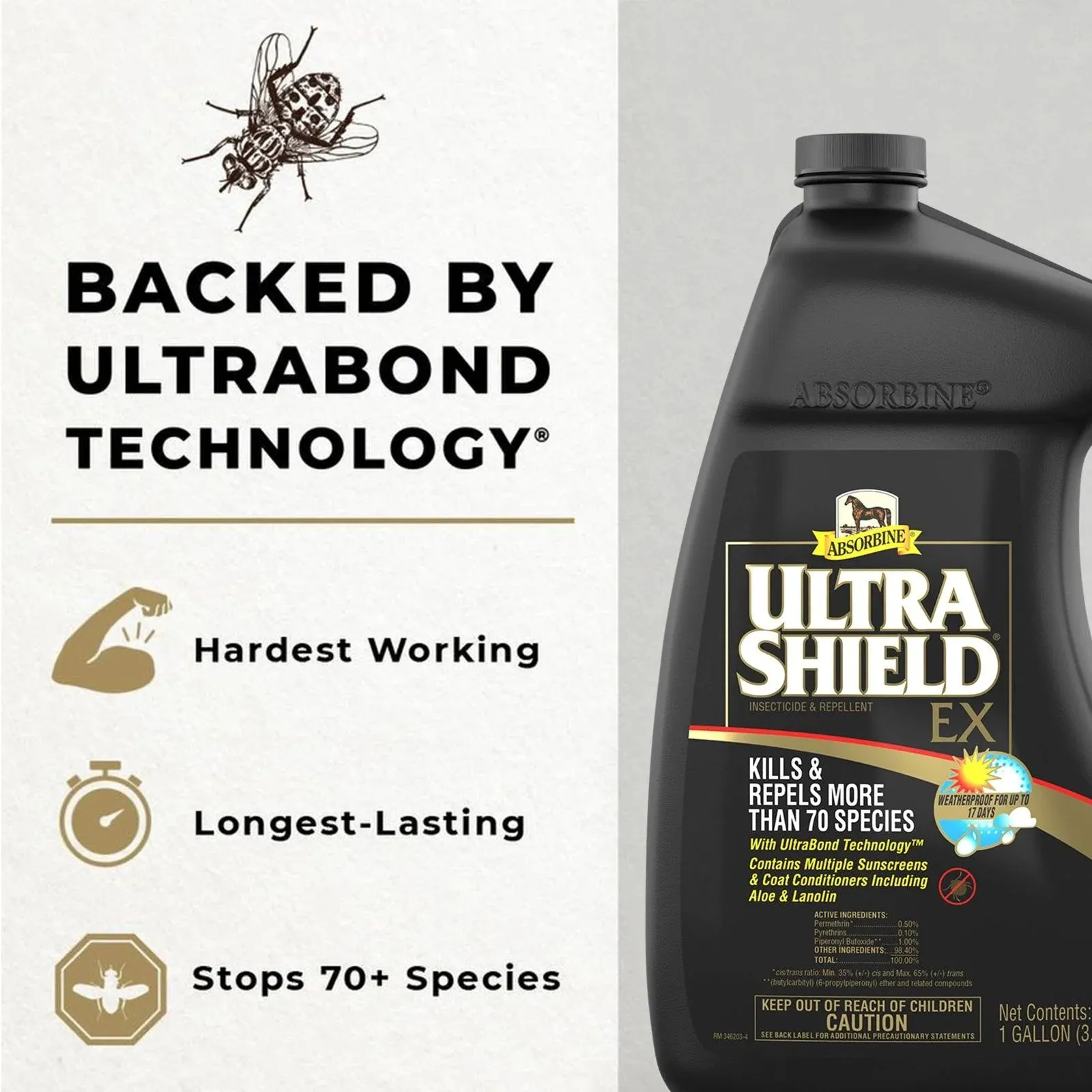 Absorbine UltraShield® EX Insecticide & Repellent Spray, Insect Repellent