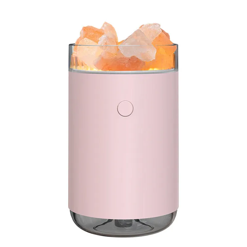 Air Humidifier Crystal Salt Stone Desktop Aromatherapy Essential Oil