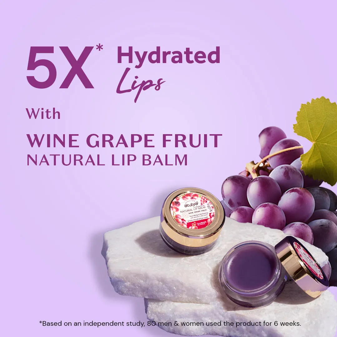 atulya Wine Grape Lip Balm - 5gm (Buy Any7 Products & Save Rs.700 Use code : RS700)