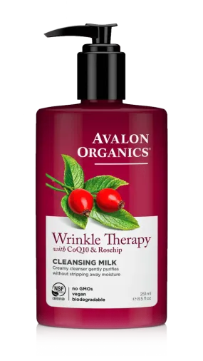 AVALON ORGANIZERS Wrinkle Therapy With CoQ10 & Rosehip Cleansing Milk غسول