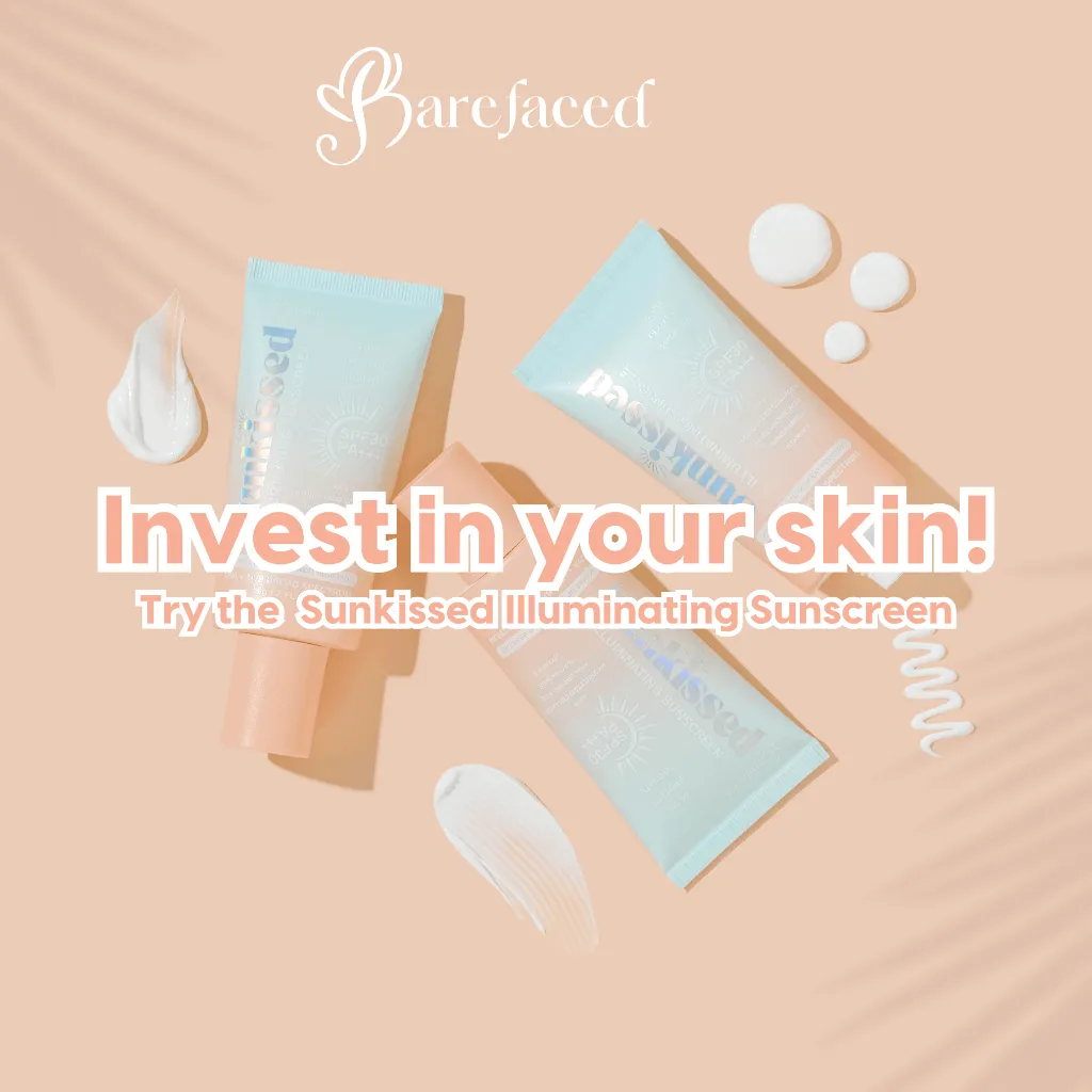 Barefaced Sunkissed Illuminating Sunscreen SPF50  PA    50g