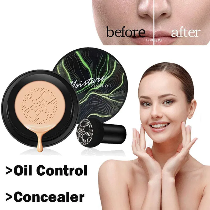 Bb Air Cushion Foundation Mushroom Head Cc Cream Concealer Whitening