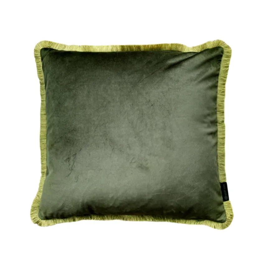 Blush Tropics Velvet Cushion - Avalana Design