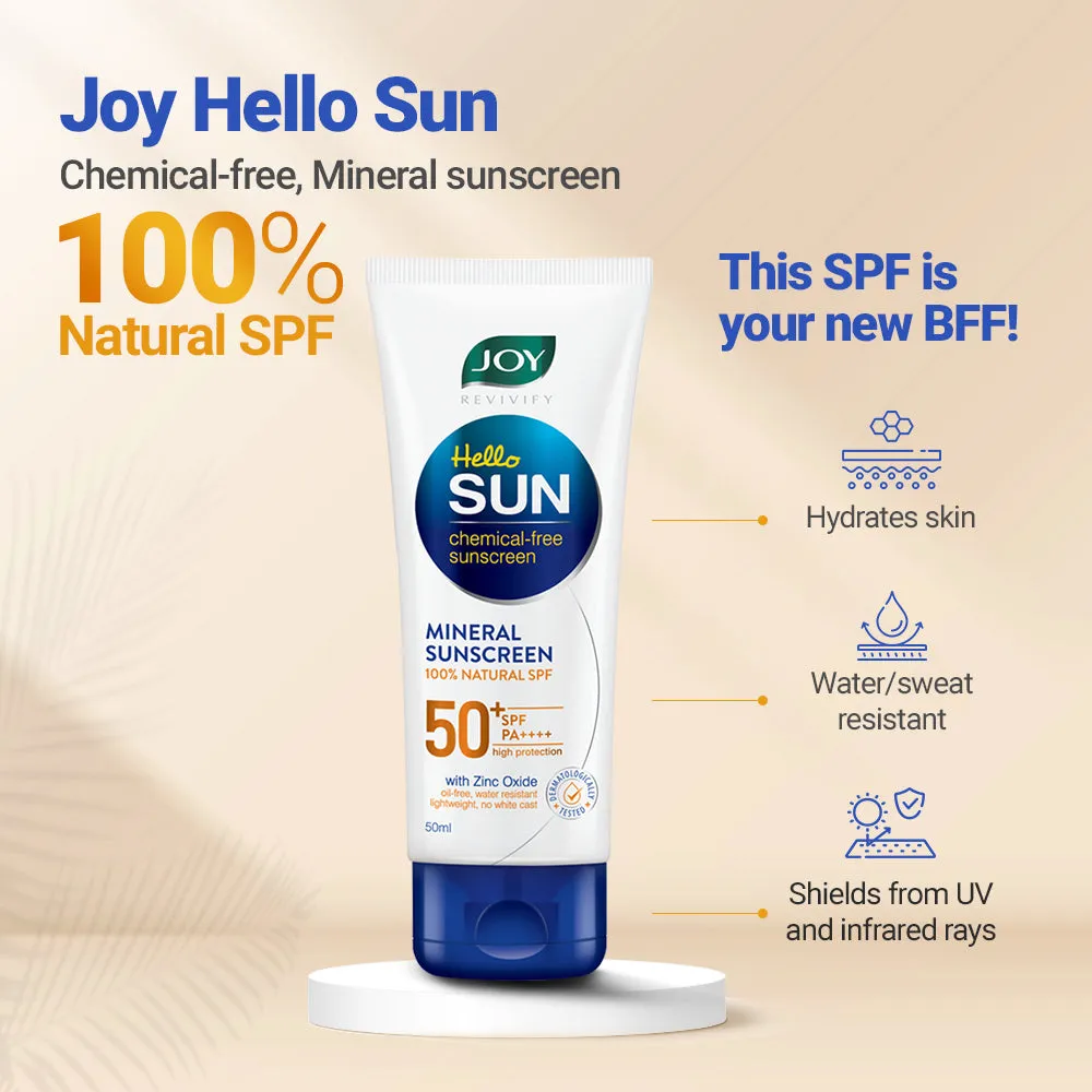 Chemical-Free Mineral Sunscreen SPF 50 PA    