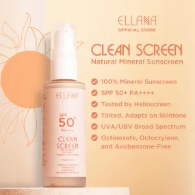 Clean Screen SPF 50  PA     Oil Control Mineral Sunscreen