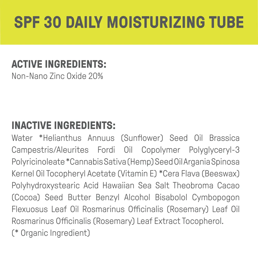 DAILY MOISTURIZER BIO-RESIN TUBE SPF 30