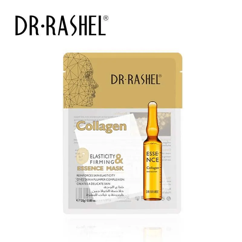 Dr.Rashel Collagen Elasticity & Firming Essence Mask - 5 Pcs × 25g