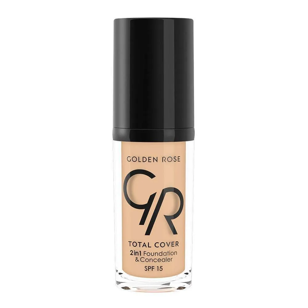 Golden Rose MINI TOTAL COVER 2IN1 FOUNDATION & CONCEALER (MINI)