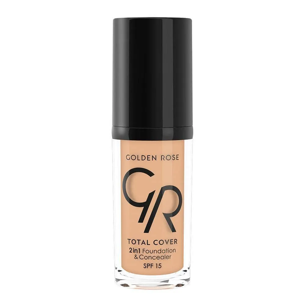 Golden Rose MINI TOTAL COVER 2IN1 FOUNDATION & CONCEALER (MINI)