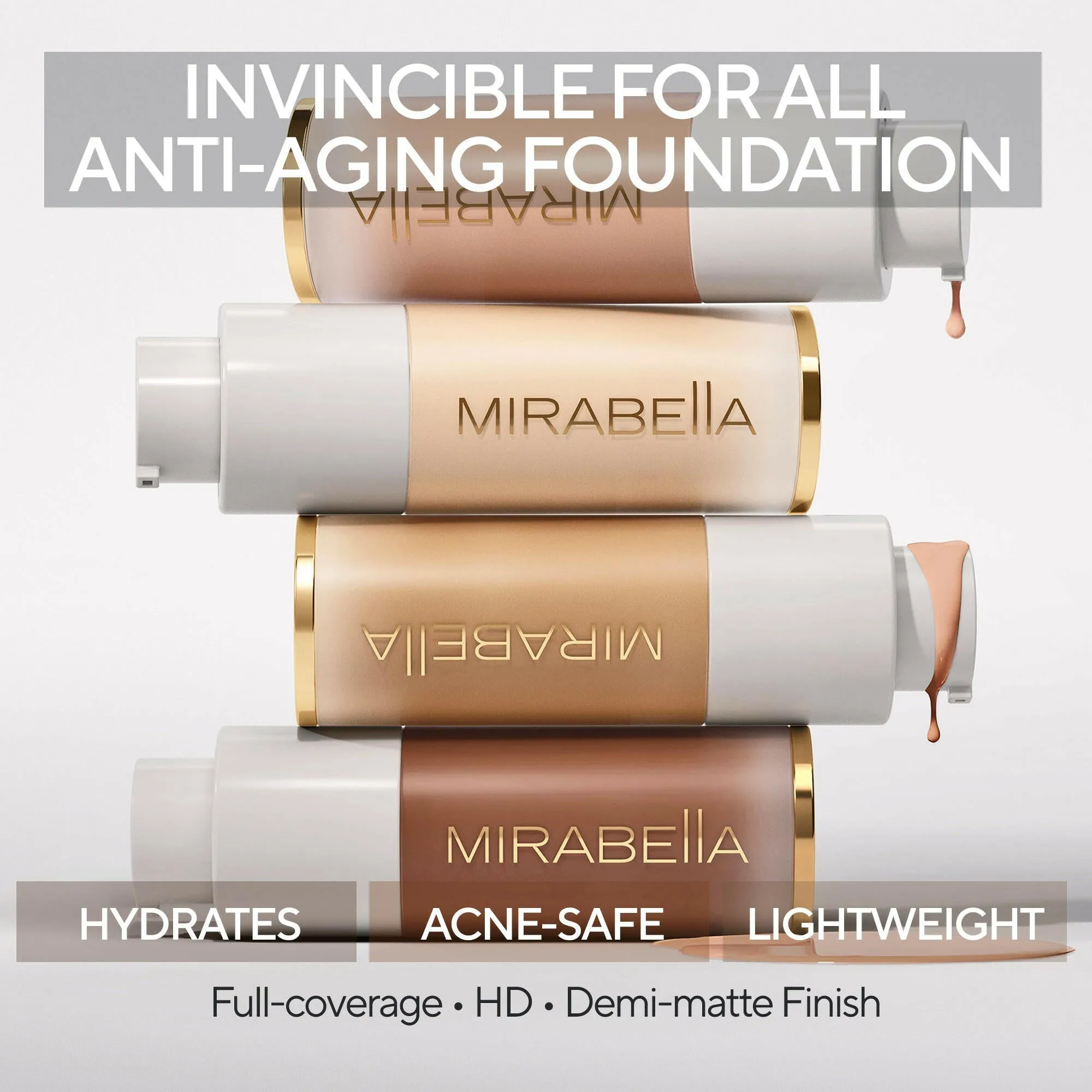 Invincible For All Anti-Aging HD Foundation