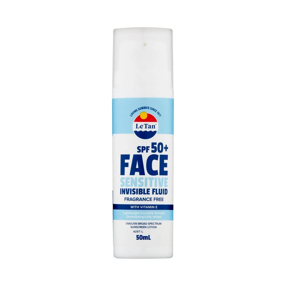 Le Tan - Sensitive Face Invisible Fluid SPF50  (5210) 50ml