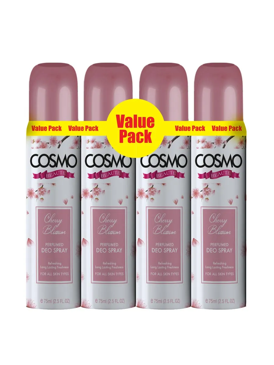 PERFUMED DEO SPRAY 75ML - GIFT SET 4PCS