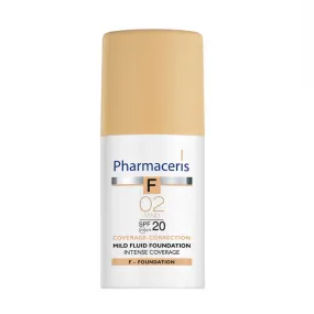 PHARMACERIS F Intense Coverage Foundation SPF20 30ml (02 Sand)