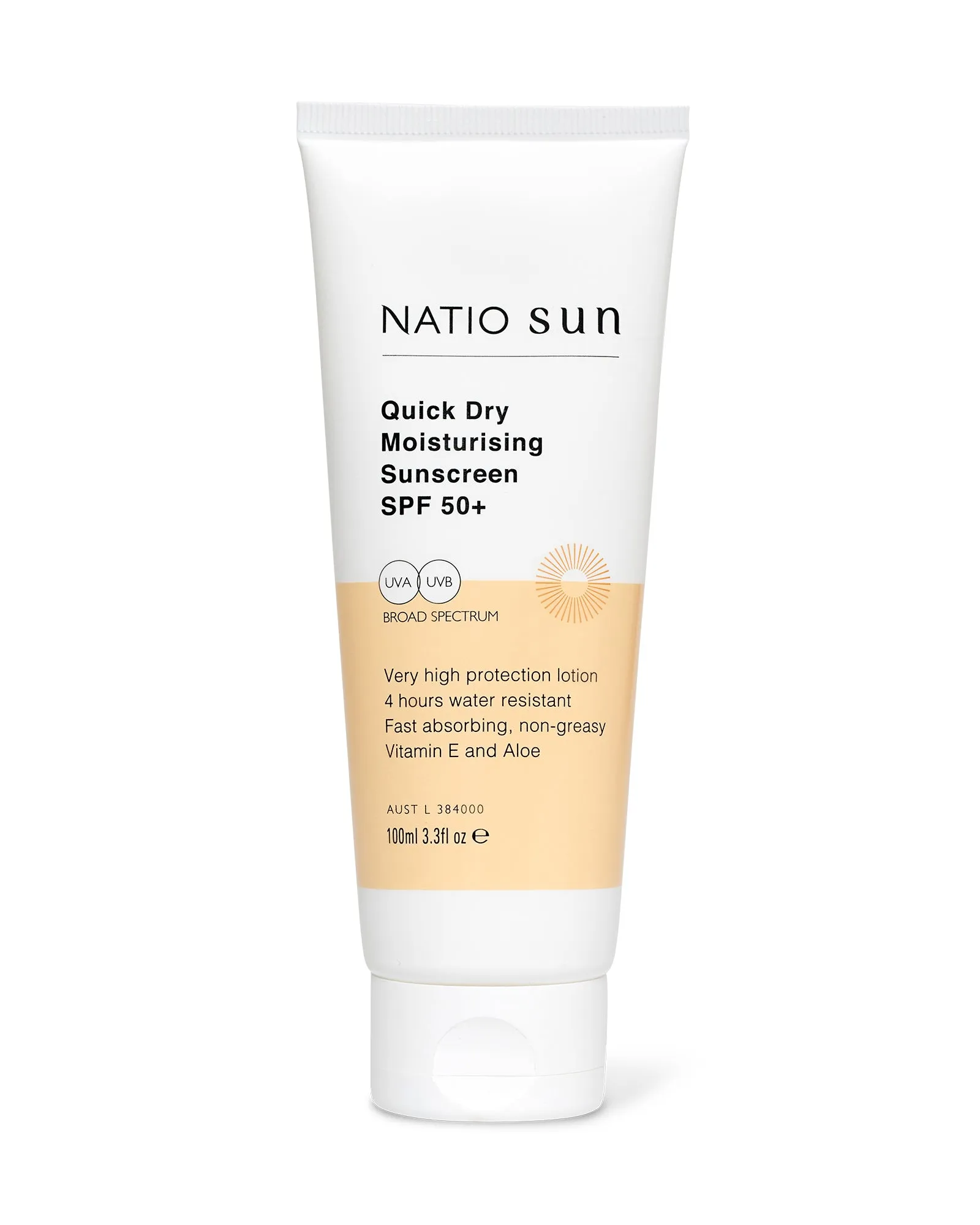 Quick Dry Moisturising Sunscreen SPF 50 