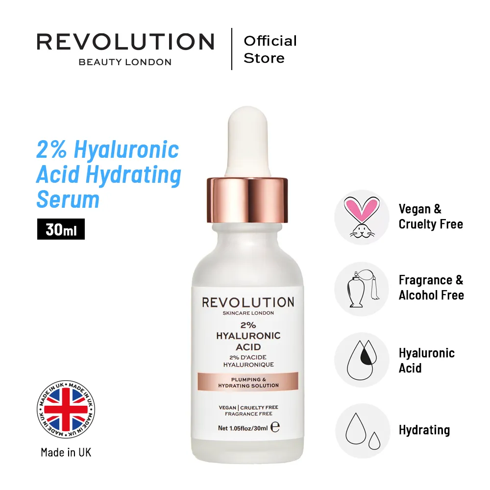 Revolution Skincare 2% Hyaluronic Acid Hydrating Serum - 30ml