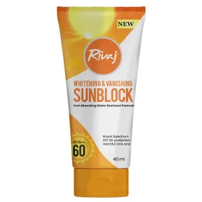 Rivaj UK Sunblock Whitening & Vanishing 40ml