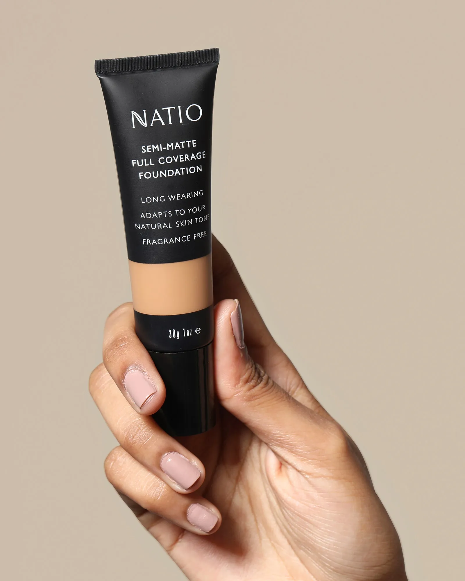 Semi-Matte Full Coverage Foundation Hazelnut