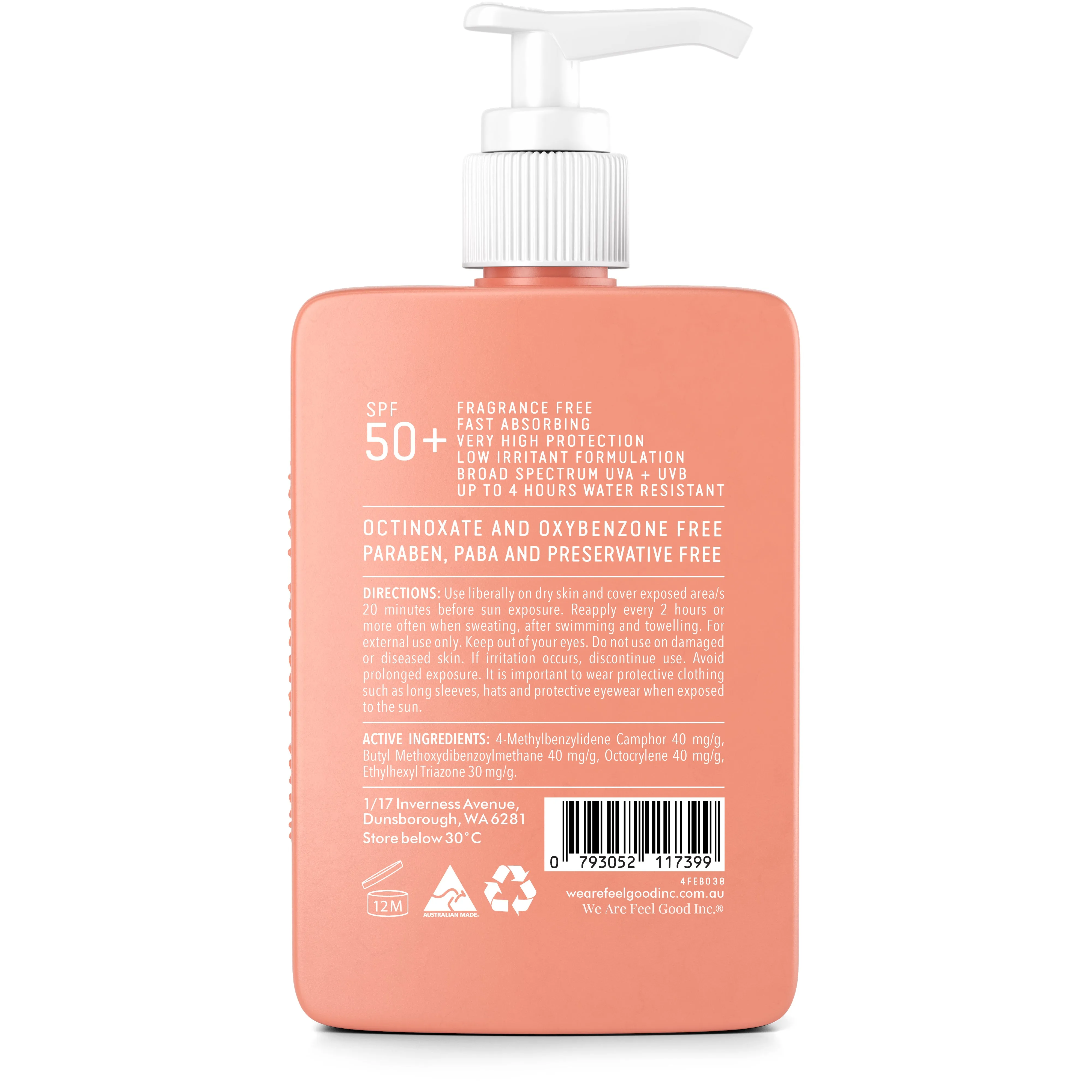 Sensitive Sunscreen SPF50 400ml