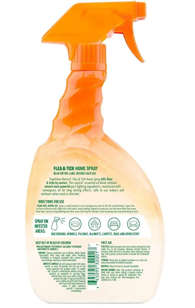 TropiClean Natural Flea & Tick Home Spray