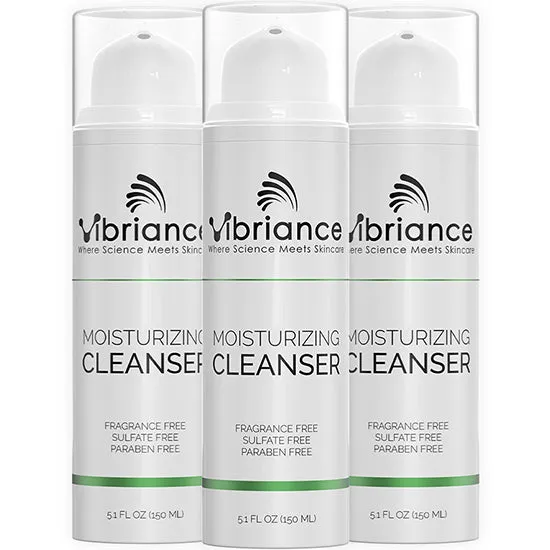 Vibriance Moisturizing Cleanser 3 Pack BOGO