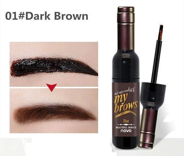 Waterproof Red Wine Peel Off Eye Brow Tattoo