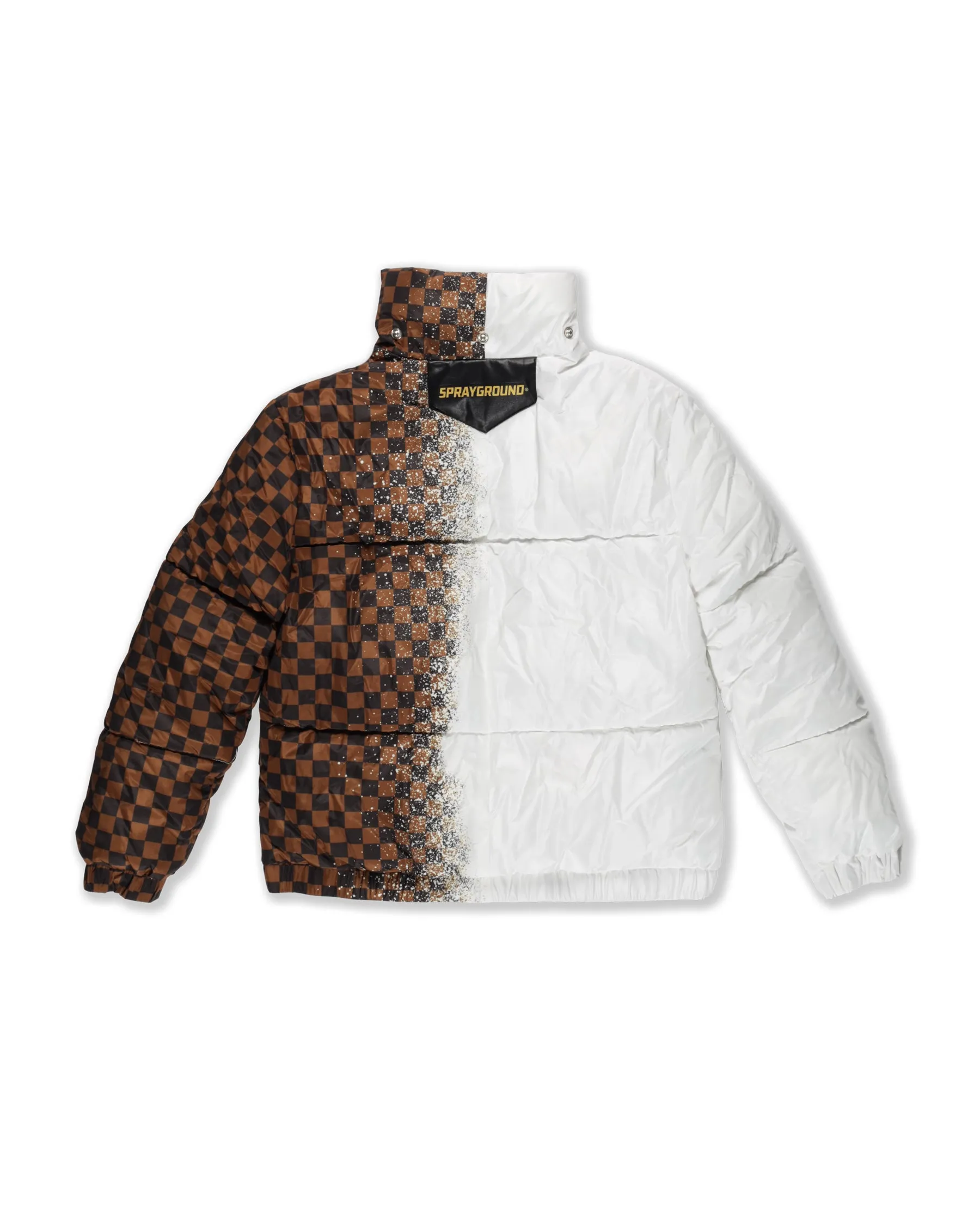 Youth - Spray Checkered Down Jacket